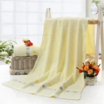 Cotton Plain Square Bath Towel Natural Environmental Protection Embroidered Bath Towel Household Towel