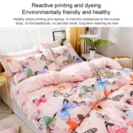 4pcs / Set Printing Bedding Set Bed Sheet Pillowcases Cover - Image 6