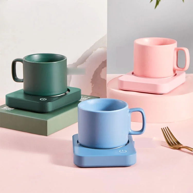 TBD0421475001A_2.webp 220V Intelligent 3 File Heating Constant Temperature Coffee Milk Tea Cocoa Juice Coaster Base Does without Cup, CN Plug - Image 3