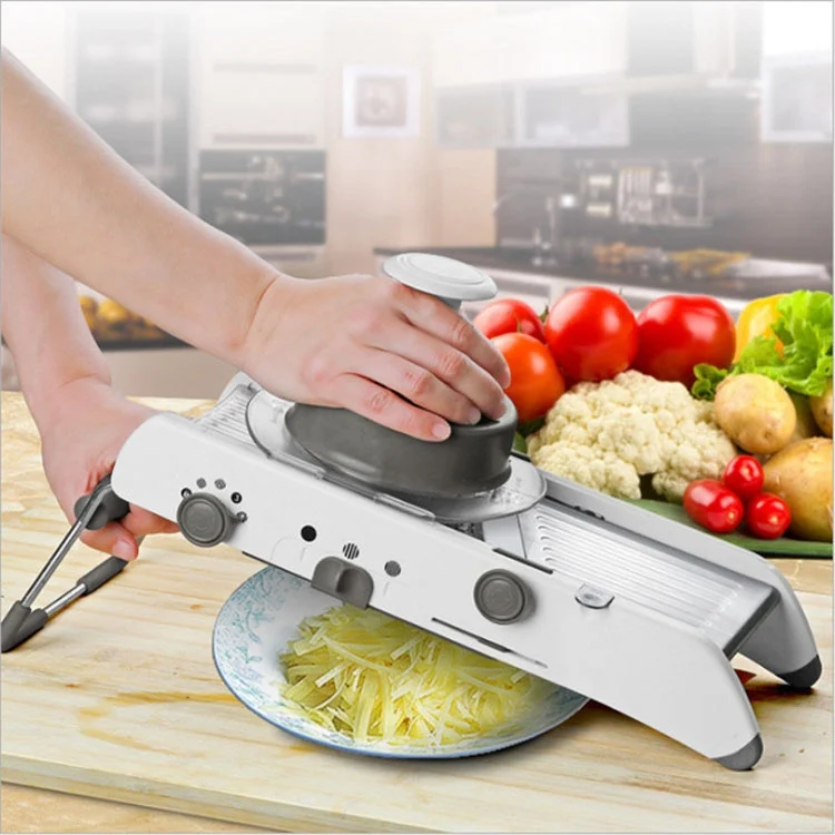 TBD04214790.webp Multifunctional Long Stainless Steel Grater Slicer Chopper Crusher - Image 1