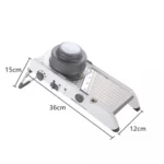 Multifunctional Long Stainless Steel Grater Slicer Chopper Crusher - Image 3