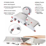 Multifunctional Long Stainless Steel Grater Slicer Chopper Crusher - Image 5