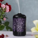Metal Tree Air Humidifier Essential Oil Diffuser Mist Maker Colorful LED Lamp Diffuser Aromatherapy Air Purifier, - Image 6