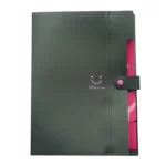 Candy-colored Smiling Face Multi-layer Portfolio Pouch Plastic Information Book File Folder - Image 2