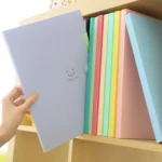Candy-colored Smiling Face Multi-layer Portfolio Pouch Plastic Information Book File Folder - Image 7