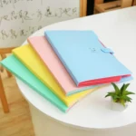 Candy-colored Smiling Face Multi-layer Portfolio Pouch Plastic Information Book File Folder - Image 8