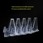 Acrylic Tripod Coin Display Badge Collection Rack - Image 2