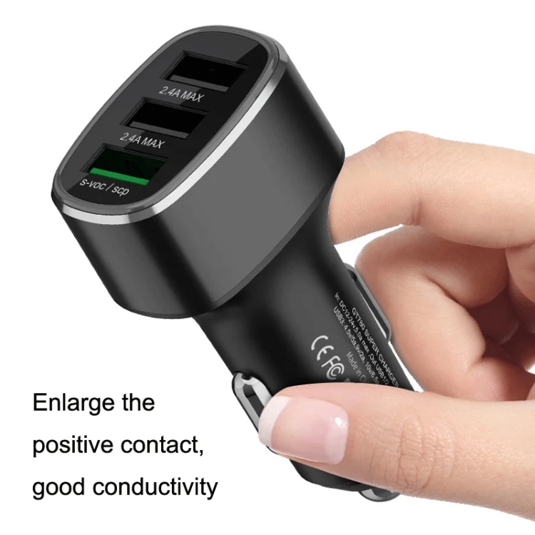 TBD0421771301_B2.webp 3 USB Ports Fast Charge Car Charger - Image 3