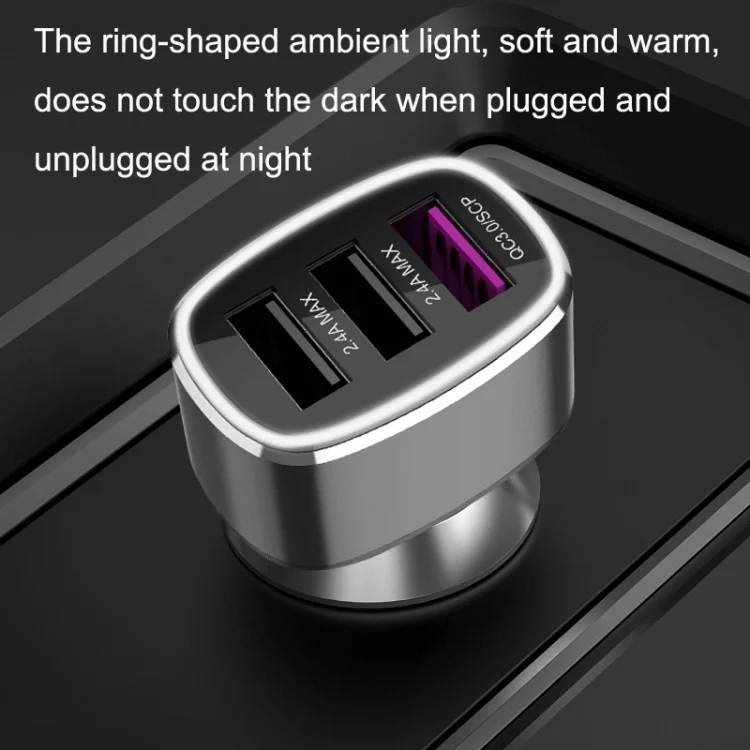 TBD0421771301_B3.webp 3 USB Ports Fast Charge Car Charger - Image 4