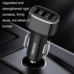 3 USB Ports Fast Charge Car Charger - Image 5