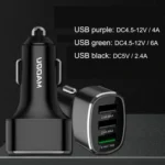 3 USB Ports Fast Charge Car Charger - Image 7