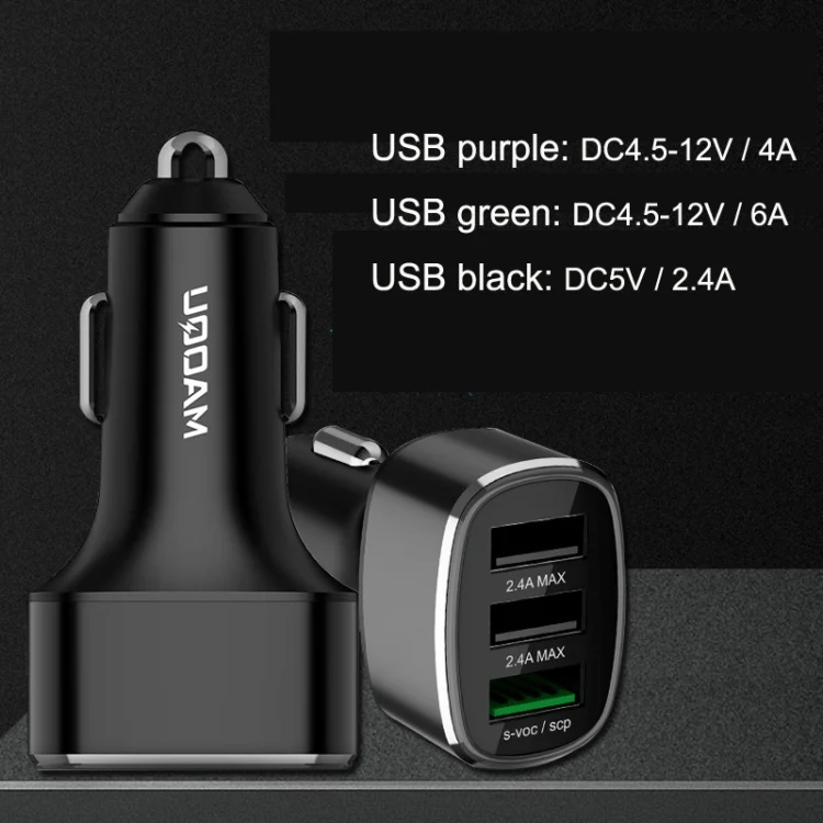 TBD0421771301_B6.webp 3 USB Ports Fast Charge Car Charger - Image 7
