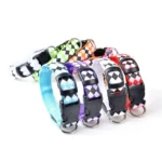 Plaid Pattern Rechargeable LED Glow Light Leads Pet Dog Collar for Small Medium Dogs - Image 2