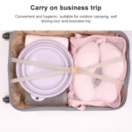 Folding Washbasin Outdoor Travel Portable Washtub - Image 6