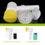 5 in 1 Multifunctional Electric Household Magic Brush ABS Nylon Kitchen Bathtub Cleaning Window Brush Cleaner - Image 7