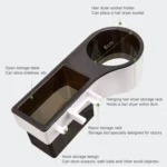 Hairdryer Hanger Free Punch Wall Mounted Bathroom Multi-function Toilet Storage Rack - Image 3