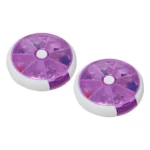 2 PCS Creative Multifunctional Round Portable Seven-grid Rotating Plastic Pill Box - Image 2
