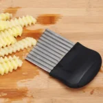 French Fries Cut Stainless Steel Saw Blade Serrated Cutter Fruit and Vegetable Tools Wave Knife Kitchen Equipment Accessories - Image 2