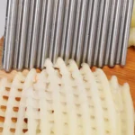 French Fries Cut Stainless Steel Saw Blade Serrated Cutter Fruit and Vegetable Tools Wave Knife Kitchen Equipment Accessories - Image 3