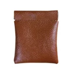 Fashion Solid Color PU Leather Coin Purse Women Men Small Mini Short Wallet Money Bags - Image 2