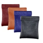 Fashion Solid Color PU Leather Coin Purse Women Men Small Mini Short Wallet Money Bags - Image 7