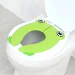Frog-Shaped PP Material Environmental Protection Children Travel Portable Toilet Seat - Image 2