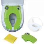 Frog-Shaped PP Material Environmental Protection Children Travel Portable Toilet Seat - Image 3
