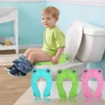 Frog-Shaped PP Material Environmental Protection Children Travel Portable Toilet Seat - Image 8