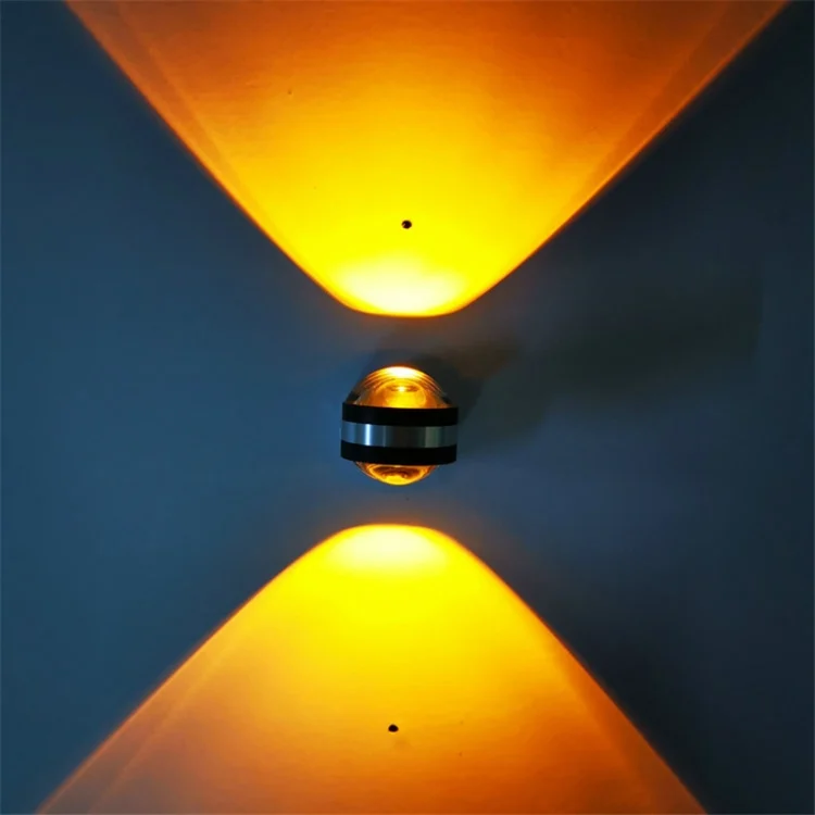 TBD0422221301B.webp LED Up And Down Light Wall Light Double-Sided Crystal Aluminum Lights Upper Outlet - Image 1