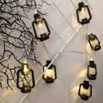 Christmas Lantern Festival Decoration Retro Kerosene Lamp LED String - Image 3