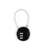 Steel Rope Spherical Combination Lock Gym Luggage Bicycle Round Padlock