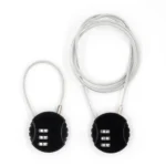 Steel Rope Spherical Combination Lock Gym Luggage Bicycle Round Padlock - Image 3