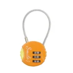 Steel Rope Spherical Combination Lock Gym Luggage Bicycle Round Padlock - Image 5