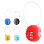 Steel Rope Spherical Combination Lock Gym Luggage Bicycle Round Padlock - Image 6