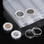Coin Capsules 100 x 30mm Round Boxes Commemorative Coin Protection Box - Image 2