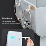 Multifunctional Bathroom Punch-free Tissue Box Creative Rack - Image 4