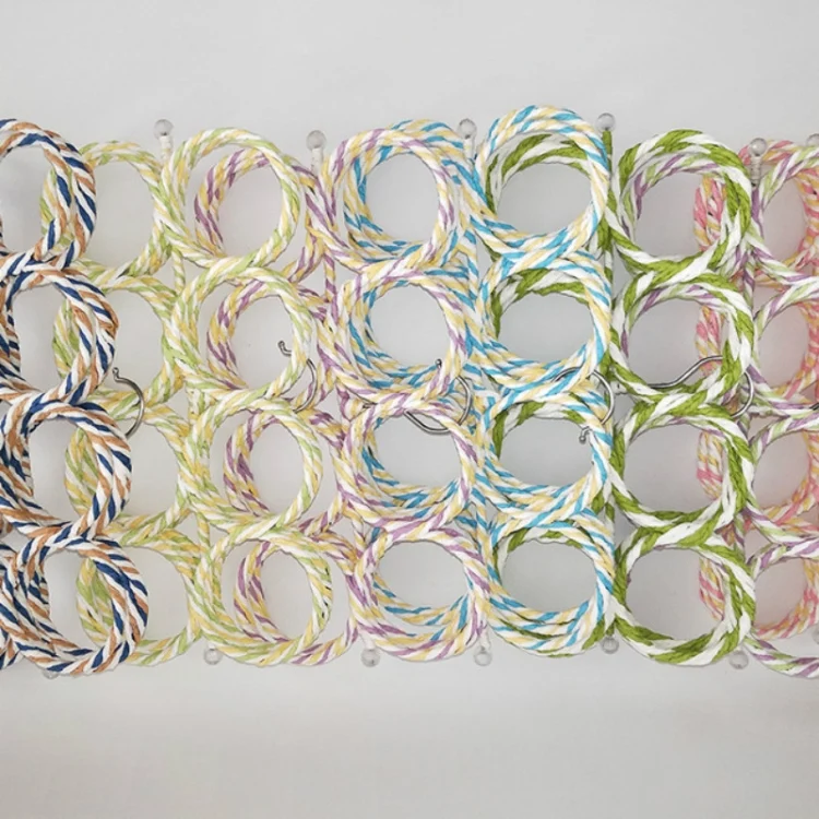 TBD0422503501A_2.webp Multi-functional Foldable 28-ring Scarf Stand Random Color Delivery - Image 3