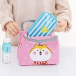 Portable Student Lunch Outdoor Portable Insulation Child Cute Student Lunch Box Bag - Image 6