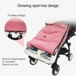 Baby Stroller Sleeping Bag Autumn and Winter Windproof Warm Foot Cover Baby Stroller - Image 3