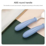 3 PCS/ Set 304 Stainless Steel Spoon and Fork Box Cute Baby Kindergarten Tableware Set - Image 5