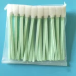 100 Sticks Inkjet Sponge Flat Head Cleaning Wipe Industrial Rod - Image 7