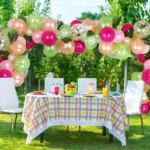 Flamingo Turtle Leaf Decoration Balloon Set Latex Balloon Party Decoration Set - Image 2