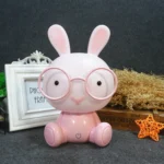 Fashion Cute Cartoon Rabbit LED 3-modes Dimming Touch Control Bedside Lamp, US Plug - Image 5