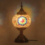 Bedroom Study Romantic Style Mosaic Decorative Table Lamp