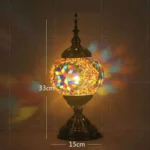 Bedroom Study Romantic Style Mosaic Decorative Table Lamp - Image 8