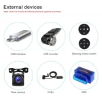 For Nissan Teana 13-16 10.1-inch Reversing Video Large Screen Car MP5 Player - Image 8