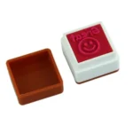 24 PCS / Box Teacher Comments Cartoon Plastic Square Stamps Colorful Pattern Children Toy Stamps - Image 5