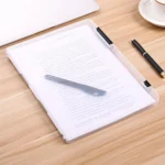 2pcs A4 Size Transparent Storage Box Plastic Filling File Case Archive Document Storage Holder