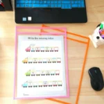 Erasable Hanging PVC A4 Transparent Sewing Red Document Dry Erase Bag - Image 7