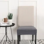 Knitted Padded Chair Cushion Cover